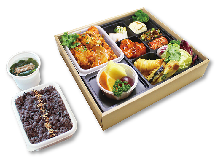 등갈비 김치찜 도시락